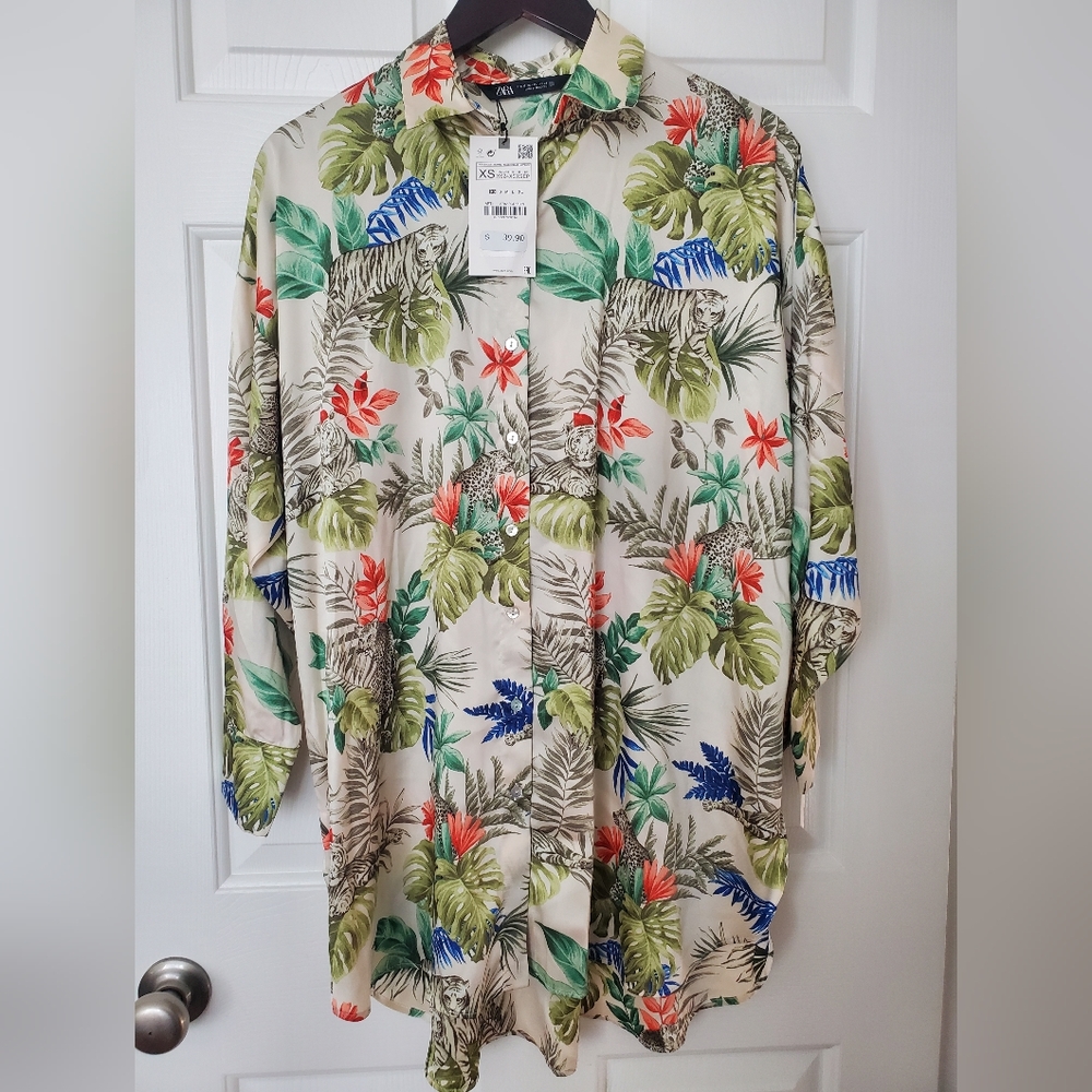 Zara oversized shirt Size XS
